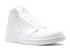 Air Jordan 1 Mid White 554724-100
