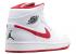 Air Jordan 1 Mid White Gym Red Black 554724-101