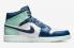 Air Jordan 1 Mid White Navy Blue Mint 554724-413
