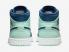 Air Jordan 1 Mid White Navy Blue Mint 554724-413