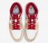 Air Jordan 1 Mid White Onyx Cardinal Red Light Curry 554724-201