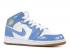 Air Jordan 1 Retro Gs Patent Leather Blue White University 307383-140