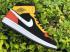 GS Air Jordan 1 Mid SE Black Amarillo Orange 852542-087