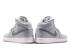 Nike Air Jordan 1 Mid BG Wolf Grey Cool Grey White Kids Shoes 554725-033