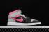 Nike Air Jordan 1 Mid Black Medium Grey Red White 555724-059