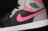 Nike Air Jordan 1 Mid Black Medium Grey Red White 555724-059