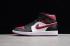 Nike Air Jordan 1 Mid Bred Toe Black Noble Red White AJ1 Basketball Shoes 554724-166