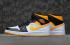 Nike Air Jordan 1 Mid SE Retro Yellow Black White Womens Shoes CV5276-103