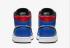 Nike Air Jordan 1 Mid White Hyper Royal University Red Black 554724-124