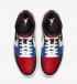 Nike Air Jordan 1 Mid White Hyper Royal University Red Black 554724-124