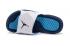 Nike Air Jordan Hydro VII Retro White Grey Blue Navy Slides 705467-107