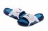 Nike Air Jordan Hydro VII Retro White Grey Blue Navy Slides 705467-107