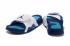 Nike Air Jordan Hydro VII Retro White Grey Blue Navy Slides 705467-107