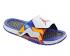 Nike Jordan Hydro VII 7 Retro White Blue Multicolor Mens Shoes 705467-127