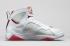 Air Jordan 7 Hare White Light Silver Tourmaline True Red 304775125