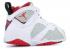 Air Jordan 7 Retro Bt Hare Trmln Light White True Silver Red 304772-125