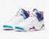 Air Jordan 7 Retro GS Chlorine Blue White Orange Shoes 442960-100