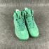 Air Jordan 6 Men Shoes Green White 384664