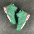 Air Jordan 6 Men Shoes Green White 384664