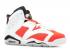 Air Jordan 6 Retro Bg Gs Gatorade Orange White Black Team 384665-145