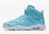 NIKE AIR JORDAN VI 6 RETRO North Carolina blue women shoes