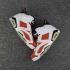 Nike Air Jordan VI 6 Retro Men Basketball Shoes White Red 384664-160