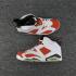 Nike Air Jordan VI 6 Retro Men Basketball Shoes White Red 384664-160