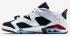 Air Jordan 6 Low GS - Fuchsia White Black Flash 768878-107