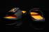 Nike Jordan Hydro 6 black orange yellow men Sandal Slides Slippers 881473-018