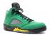 Air Jordan 5 Oregon Ducks Strike Black Green Apple Yellow H013-MNJDLS-535