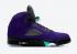 Air Jordan 5 Retro Alternate Grape Ice Black Clear New Emerald 136027-500