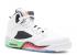 Air Jordan 5 Retro Bg Gs Pro Stars 23 Light Poison Infrared Green White 440888-115