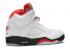 Air Jordan 5 Retro Fire Red 2020 Metallic Black White True Silver DA1911-102
