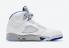 Air Jordan 5 Retro GS Stealth 2.0 White Stealth Black Hyper Royal 440888-140