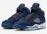 Air Jordan 5 Retro Georgetown Midnight Navy Black Football Grey FD6812-400