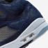 Air Jordan 5 Retro Georgetown Midnight Navy Black Football Grey FD6812-400