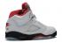 Air Jordan 5 Retro Gs Fire Red 2020 Metallic Black White True Silver 440888-102