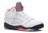 Air Jordan 5 Retro Ps Fire Red 2020 Metallic Black White True Silver 440889-102