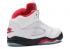 Air Jordan 5 Retro Ps Fire Red 2020 Metallic Black White True Silver 440889-102