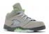 Air Jordan 5 Retro Td Green Bean 2022 Flint Silver Grey DQ3736-003