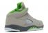 Air Jordan 5 Retro Td Green Bean 2022 Flint Silver Grey DQ3736-003