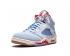 Air Jordan 5 Retro Trophy Room Ice Blue Basketball Shoes CL1899-400