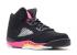 Air Jordan Girls 5 Retro Ps Floridian Citrus Pink Bright Black Fsn 440893-067