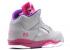 Air Jordan Girls 5 Retro Ps Raspberry Elc Grey Red Pink Cement Flash 440893-009