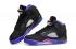 New Air Jordan 5 Retro Raptors Black Ember Glow Fierce Purple 440893 017
