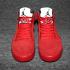 Nike Air Jordan V 5 Retro Red Suede Blood Red Basketball Shoes 136027-602