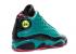 Air Jordan 13 Retro Bg Db Pink Dynamic Ice Volt Green Emerald Black 836788-305