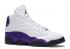 Air Jordan 13 Retro Gs Lakers Court Gold Purple University Black White 884129-105