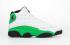 Air Jordan 13 Retro Lucky Green White Black Shoes DB6537-113