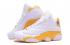 Nike Air Jordan XIII 13 Retro White Yellow Brown Men Shoes 414571